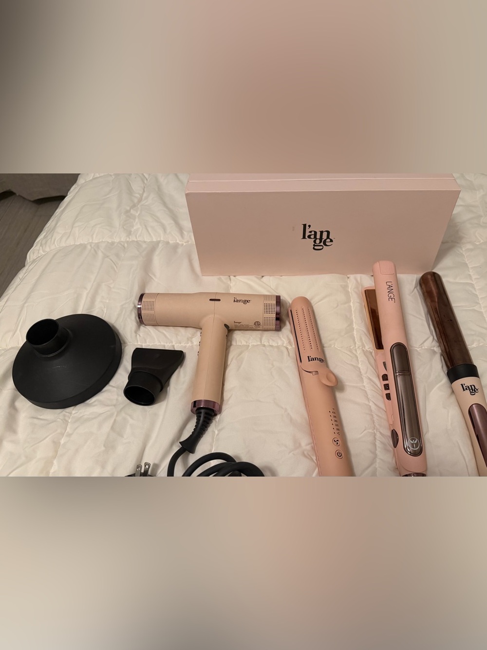 Lange Blush Pink Hair Tool Set